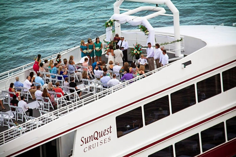 wedding reception boat cruise