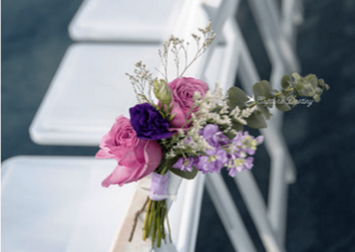 destin florist wedding flowers aisle markers