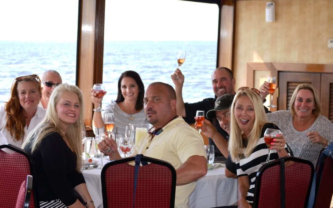 destin event venue champagne cruise group
