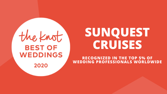 SunQuest Cruises Awarded The Knot Best of Weddings 2020