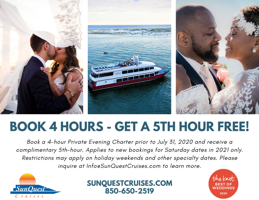 SunQuest Cruises Wedding Promotion 2021