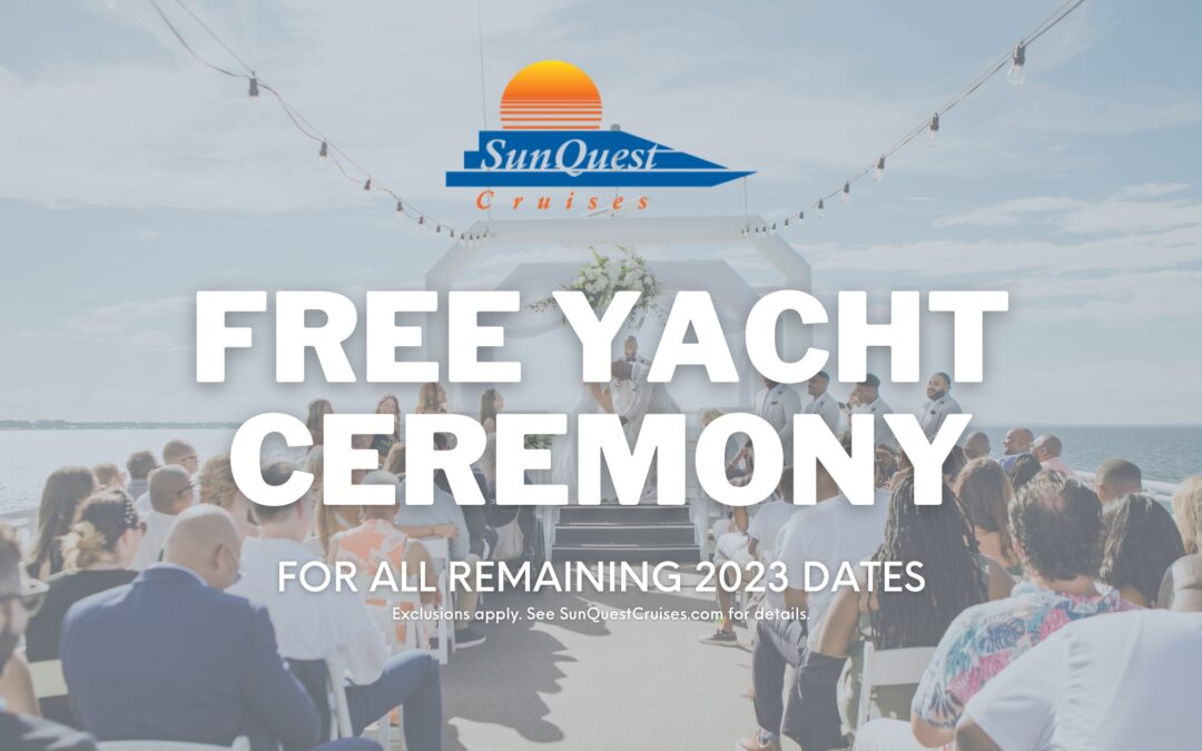 FREE Wedding Ceremony aboard Solaris Yacht
